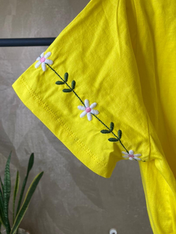 پیراهن گلدوزی کمرکشی
