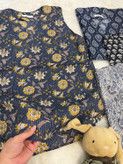 تاپ زنانه مجلسی با پارچه هندی خنک مناسب استایل تابستونی و خنک