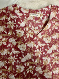 تاپ زنانه مجلسی با پارچه هندی خنک مناسب استایل تابستونی و خنک